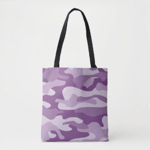 Tote Bag Camo Monocolor Lilac