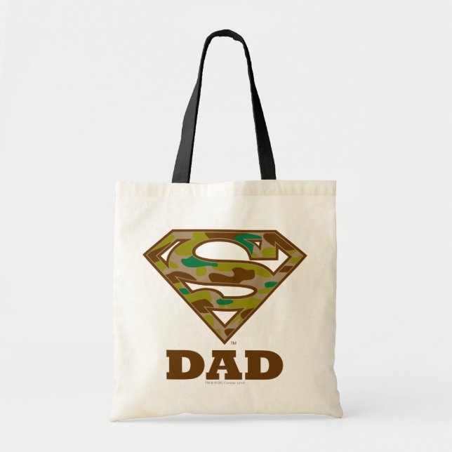 Tote Bag Camo Super Papa (Devant)