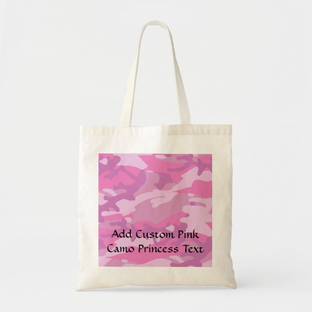 Tote Bag Camoflauge rose (Devant)