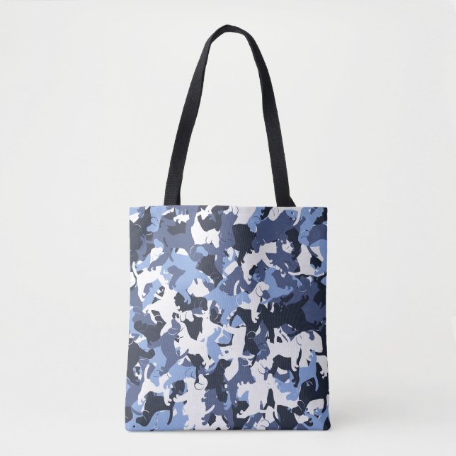 Tote Bag Camouflage de beagle (Devant)
