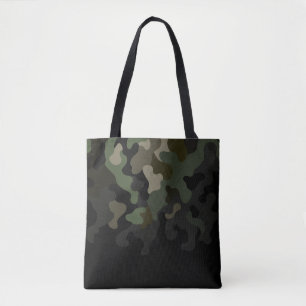 Tote Bag Camouflage de fond vert
