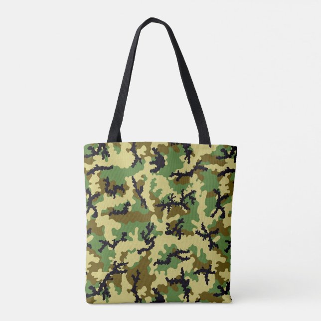 Tote Bag Camouflage de forêt (Dos)