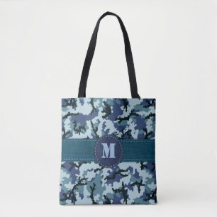 Tote Bag Camouflage marine