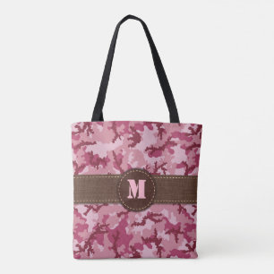 Tote Bag Camouflage rose