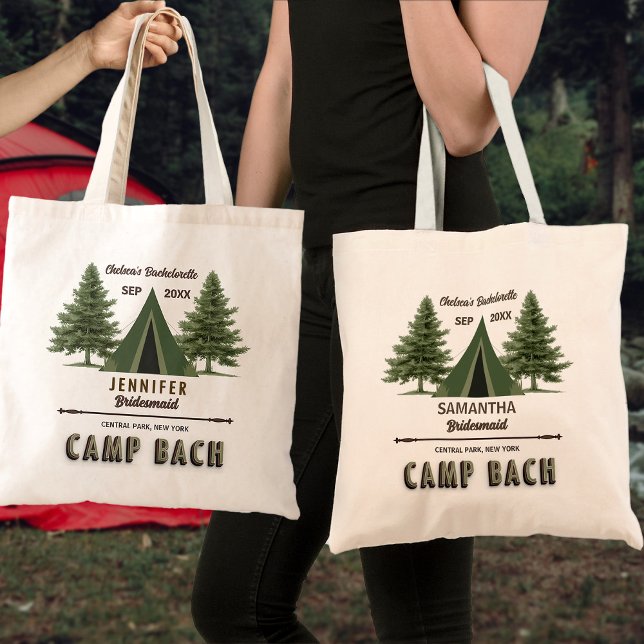 Tote Bag Camp Bach Rustique Automne Équipe de Fille de Bach (Créateur téléchargé)