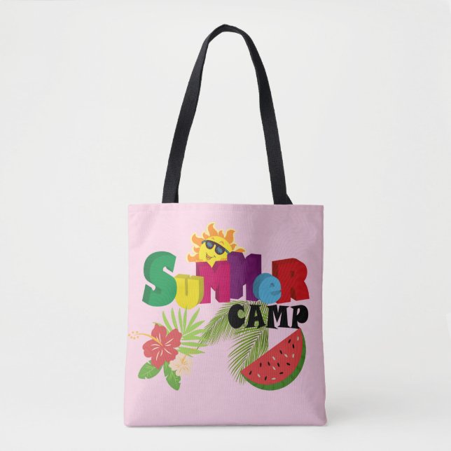 Tote Bag Camp d'été (Devant)