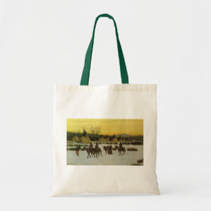 Tote Bag Camp Sioux à Wounded Knee par John Hauser