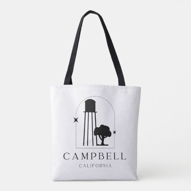 Tote Bag Campbell Californie fourre-tout à double face (Dos)