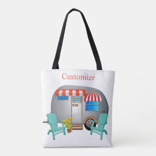 Tote Bag Camper Caravane Teardrop Thunder_Cove