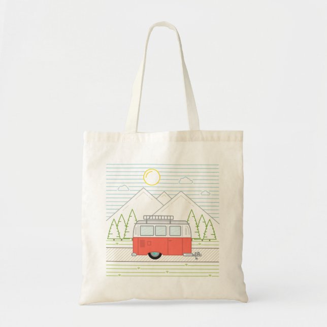 Tote Bag Camping (Devant)