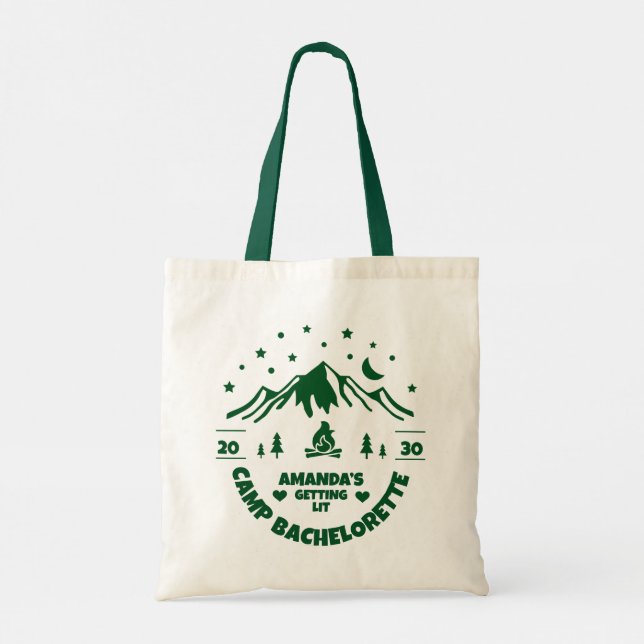 Tote Bag Camping Bachelorette Party Bridesmaid (Dos)