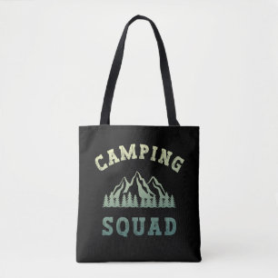 Tote Bag Camping Camping Camping Montagnes Extérieur