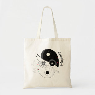 Tote Bag Camping est My Zen Yin Yang Teardrop Trailer