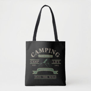 Tote Bag Camping extérieur vie de camping
