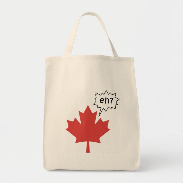 Tote Bag Canadien drôle (Devant)