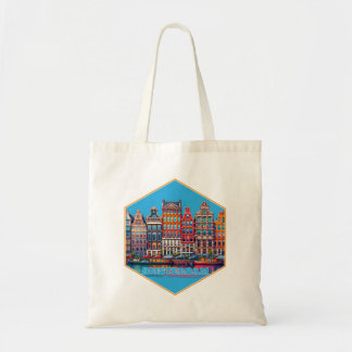 Tote Bag Canal Amsterdam Pays-Bas Europe