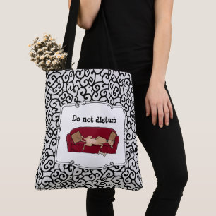 Tote Bag Canapé Greyhound (fawn) Chien Lazy Dormir Drôle