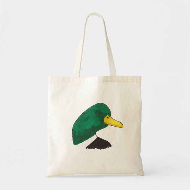 Tote Bag Canard à colle à main (Devant)