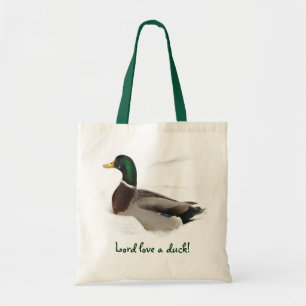 Tote Bag Canard dans la neige