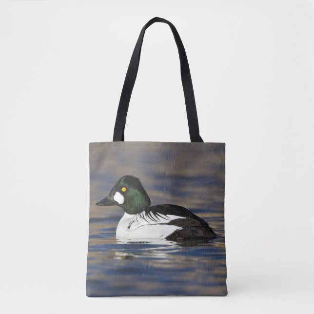 Tote Bag Canard de l'oeil d'or mâle (Devant)