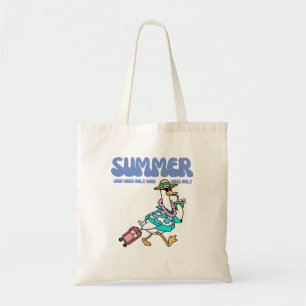 Tote Bag Canard de vacances aux bonnes vibrations d'été Art