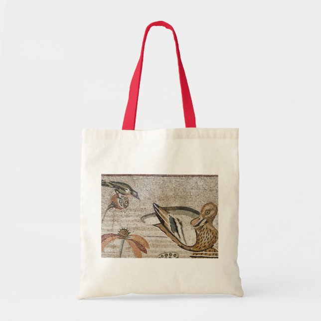 Tote Bag Canard et oiseau, mosaïque du Nil, Chambre du (Devant)