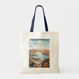 Tote Bag Canberra Australie Travel Art Vintage