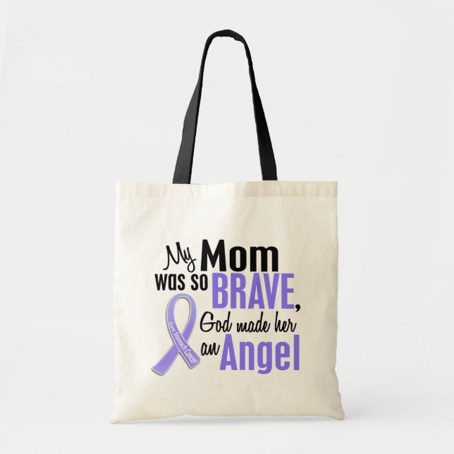 Tote Bag Cancer de l'estomac de maman de l'ange 1 (Devant)