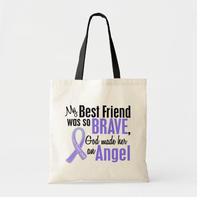Tote Bag Cancer de l'estomac (féminin) de meilleur ami de (Devant)