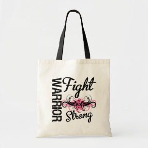 Tote Bag Cancer du sein fort de combat de guerrier