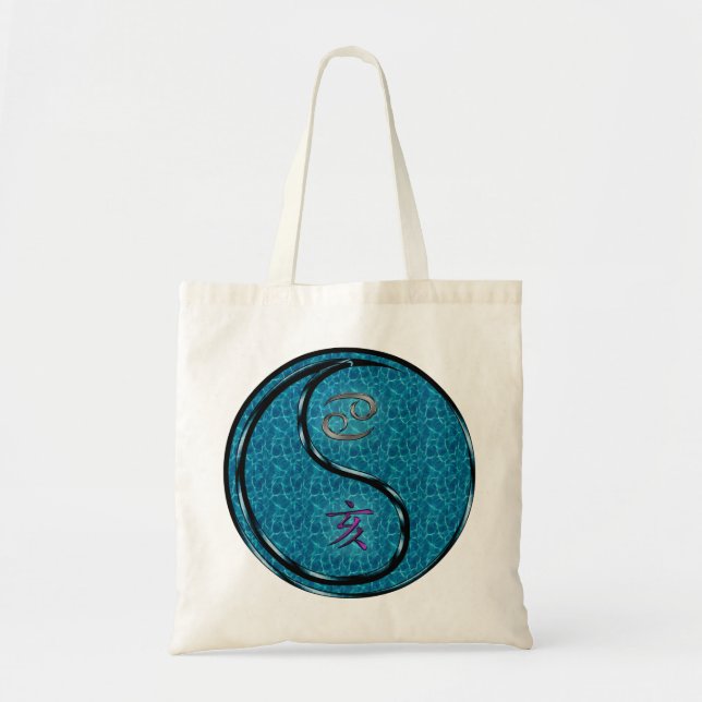 Tote Bag Cancer et plan d'eau (Devant)