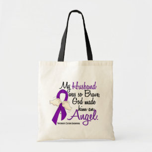 Tote Bag Cancer pancréatique de mari de l'ange 2