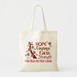 Tote Bag Cancer principal de cou de la force 3 de foi de