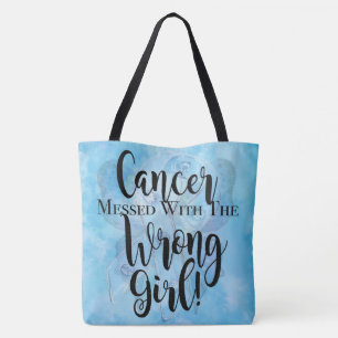 Tote Bag CANCER SALI AVEC la FILLE FAUSSE - Teal