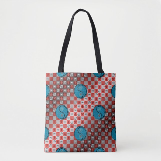 Tote Bag Cancer & Tigre d'eau (Devant)