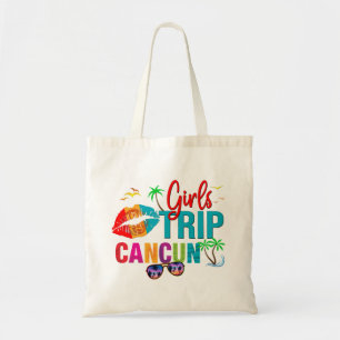 Tote Bag Cancun Mexico Girp Trip Colorful Vacations Group