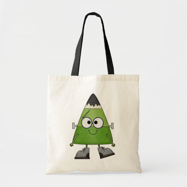 Tote Bag Candy Corn Frankenstein Halloween (Devant)