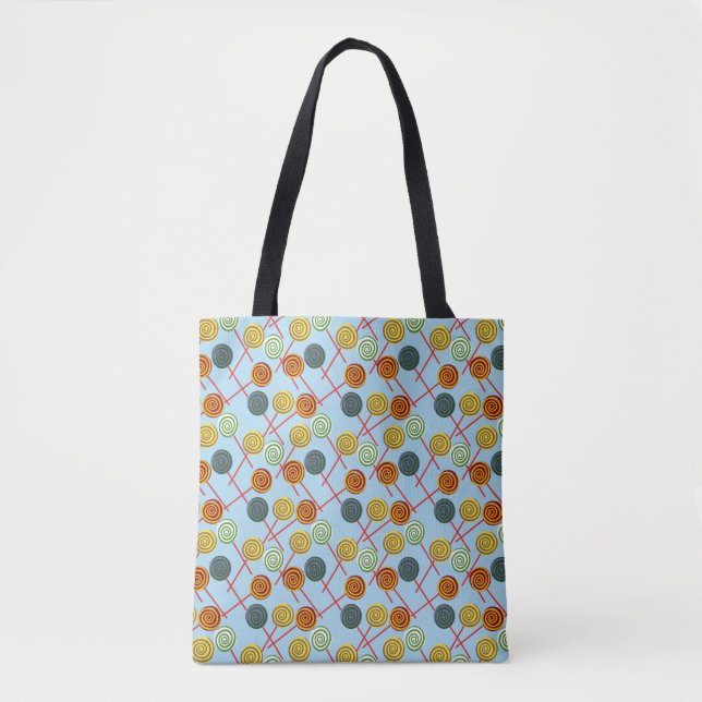 Tote Bag Candy pattern | Lollies 1lipop (Devant)