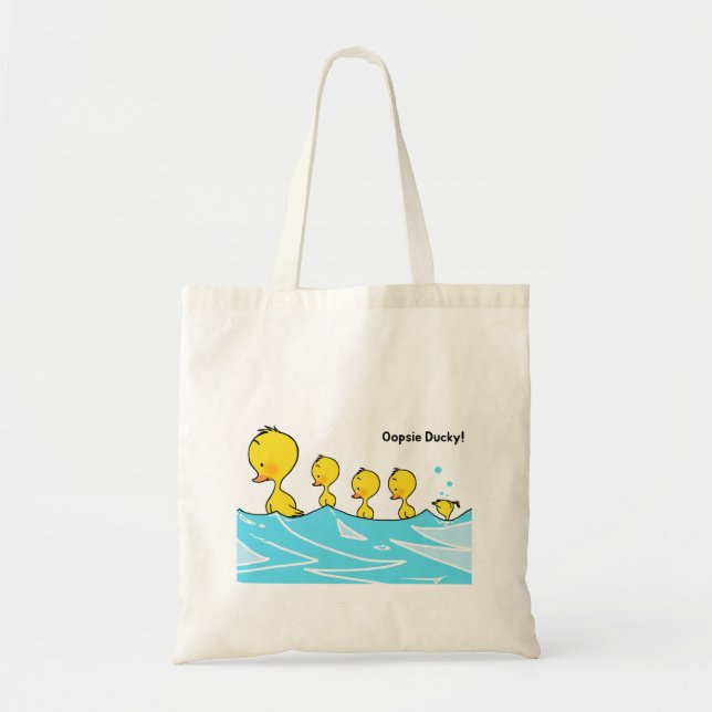 Tote Bag Caneton Ridicule Fait des éclaboussures (Devant)
