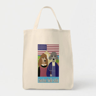 Tote Bag Caniche américain Fourre-tout gothique