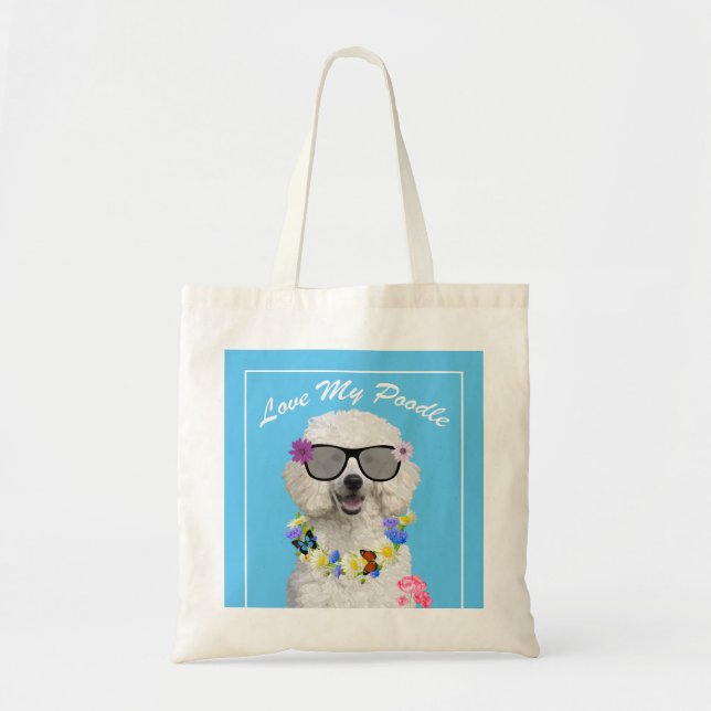 Tote Bag Caniche mignon (Devant)