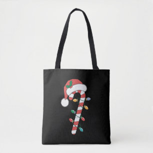 Tote Bag Canne de Noël Candy Santa Xmas Enfants