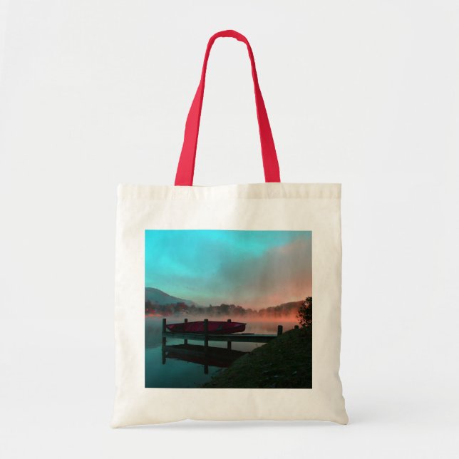 Tote Bag Canot vibrant sur le lac Junaluska (Devant)