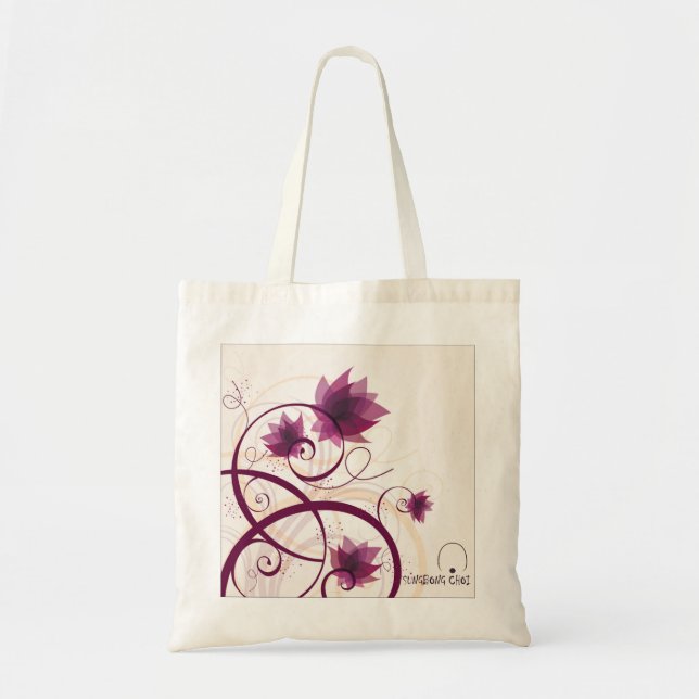 Tote Bag Canvas Bag- Purple Dream  캔버스 백-보랏빛 꿈 (Devant)