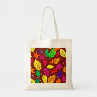Tote Bag Canvas Fourre-tout Fall quitte sur un Arrière - pl