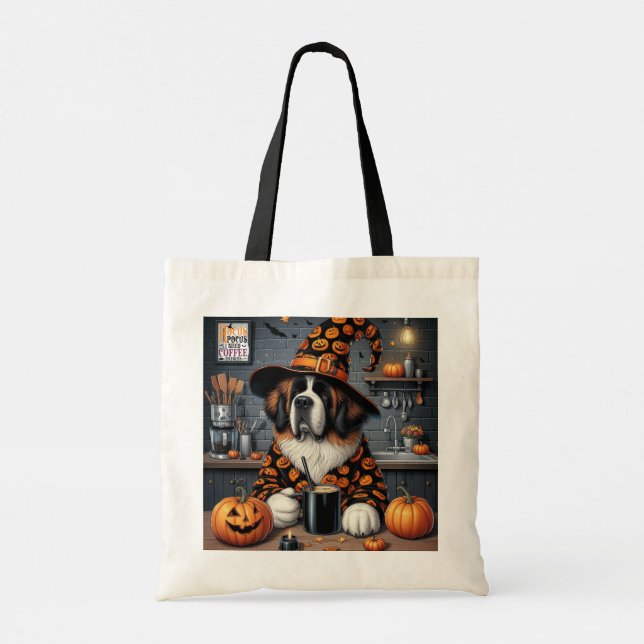 Tote Bag Canvas Halloween Fourre-tout (Dos)