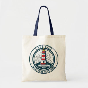 Tote Bag Cape Cod National Seashore Massachusetts Badge