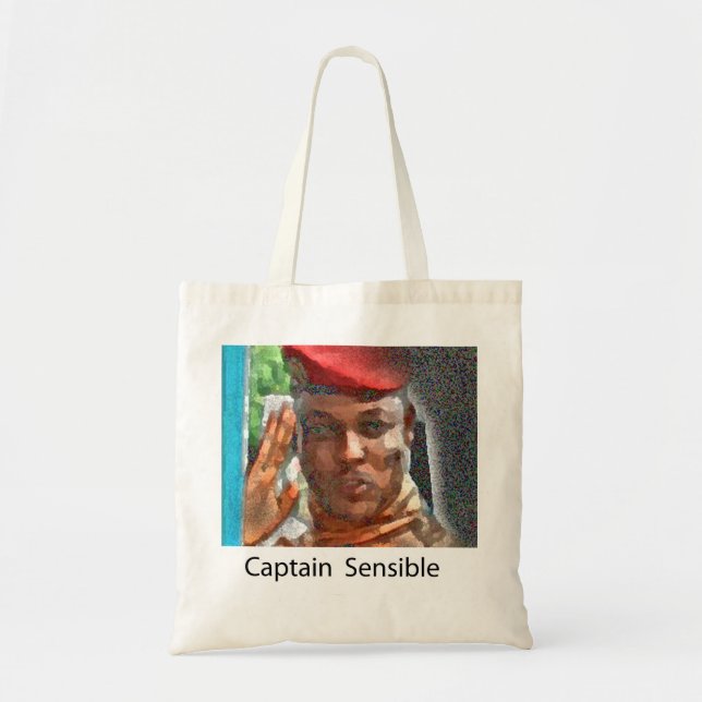 Tote Bag Capitaine Ibrahim Traore (Devant)