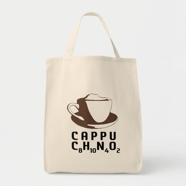 Tote Bag Cappuccino chimique (Devant)