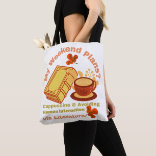 Tote Bag Cappuccino et livre